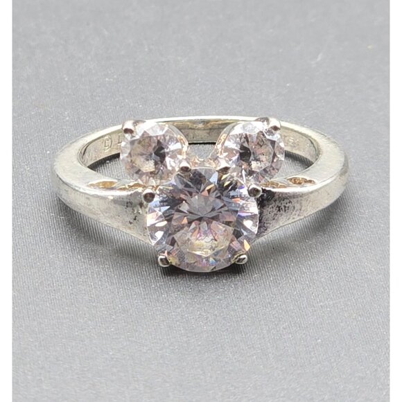 Disney Jewelry - Disney Sterling CZ Ring | Mickey Mouse Ears | Dreams Do Come True | Size 5